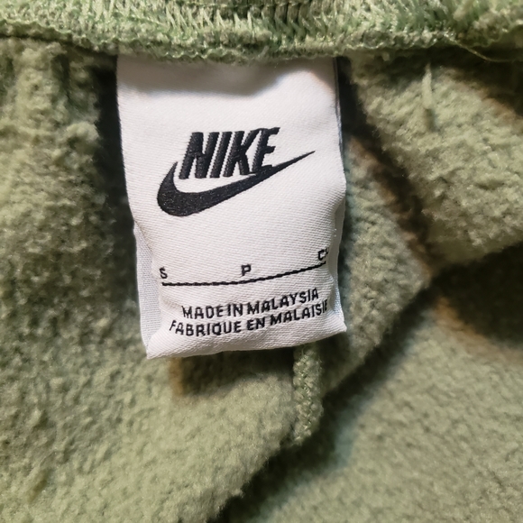 Nike Phoenix Fleece High-Rise Wide-Leg Sweatpants - Oil Green S - Picture 11 of 13